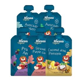 禾泱泱无添加果泥7种口味（保质期截止至22年6月16至8月16）介意勿拍）