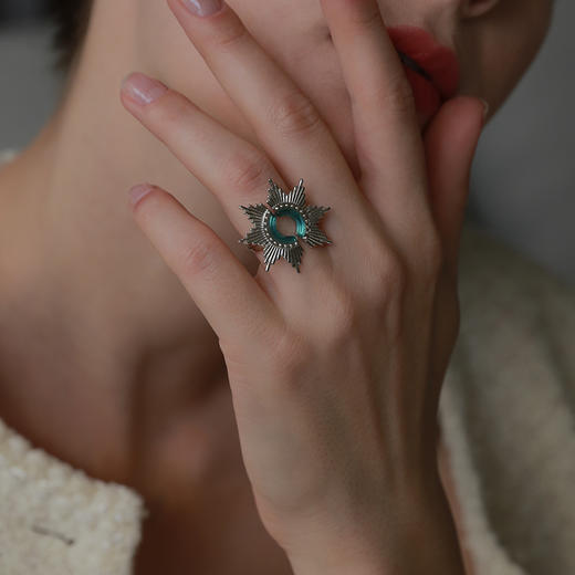 Mordern Art 现代艺术时期 | 蒲公英天空戒指 商品图3