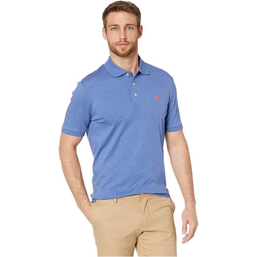 小马刺绣 水柔棉纯色 短袖POLO衫 多色 PT-1060 商品图3