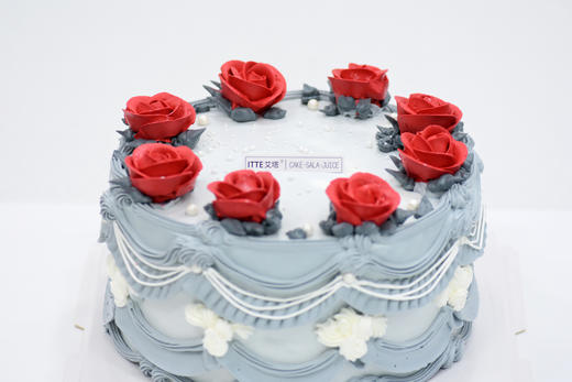 【复古花纹蛋糕】淡奶油网红生日蛋糕 商品图2