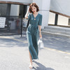 WZNH- WO20139 2022年新款显瘦裤子阔腿裤套装夏装连体裤高腰连衣裤 商品缩略图2