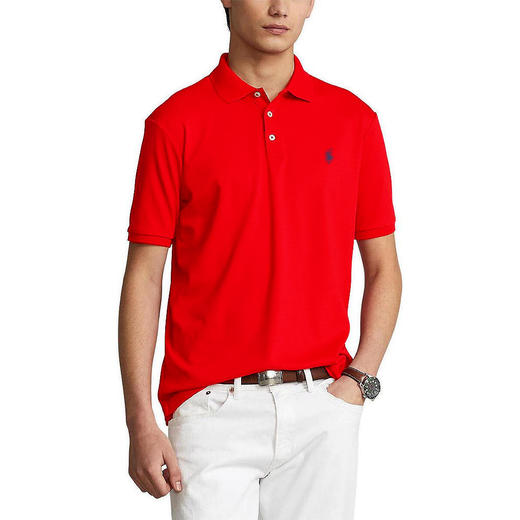 小马刺绣 水柔棉纯色 短袖POLO衫 多色 PT-1060 商品图7