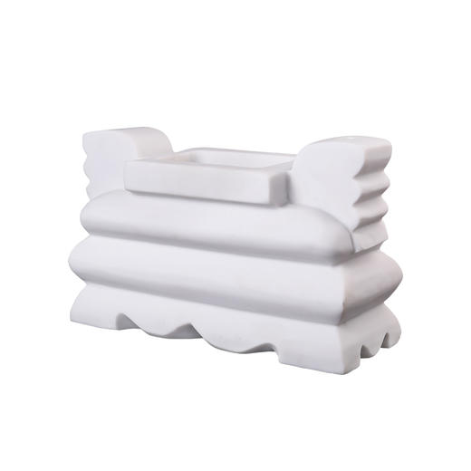 砂岩汉白玉-方形香炉 商品图5