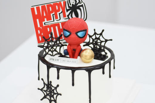 【蜘蛛侠(B款)】淡奶油儿童生日蛋糕 商品图2