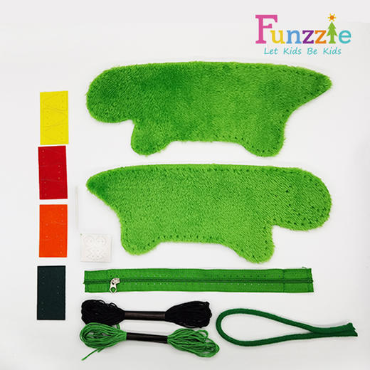 Funzzie幼儿园手工diy缝制玩偶剑龙包包 商品图3