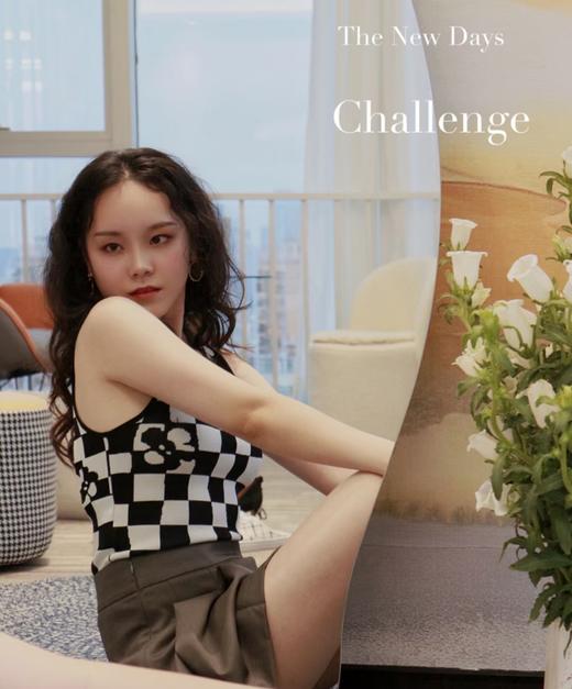 棋盘格毛衫背心 商品图1