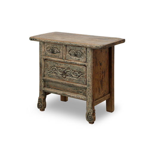 明清古典家具收藏古玩民俗旧家具老闷柜玄关柜老物件雕花柜储物柜茶室 商品图1