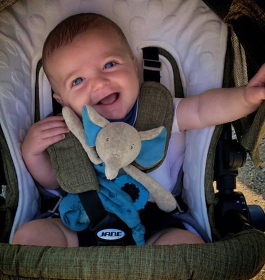 Moulin Roty婴儿安抚巾可啃咬老鼠兔子款 商品图3