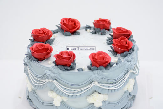 【复古花纹蛋糕】淡奶油网红生日蛋糕 商品图0