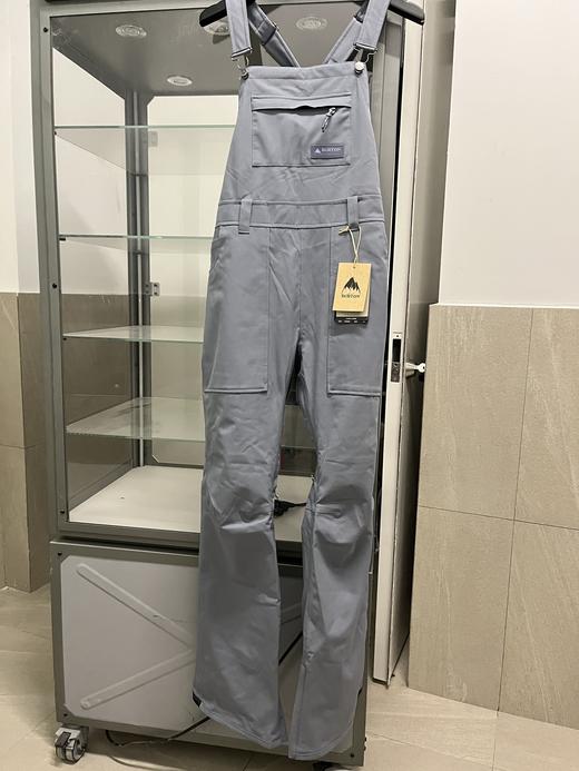 2122 BURTON WOMENS AVALON BIB FOLKSTONE GRAY L 商品图0