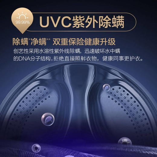 海尔滚筒洗衣机全自动10公斤直驱变频大容量 家用薄紫外线杀菌智能投放+双喷淋 10公斤直驱变频薄G100168BD14LSU1 商品图1