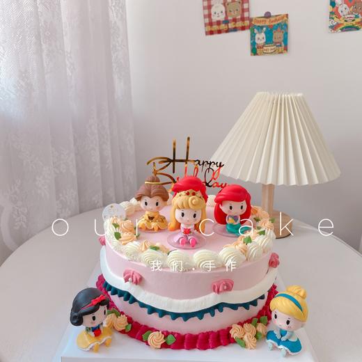 公主的一家粉色复古蛋糕-低糖处理无添加 商品图2