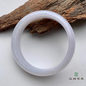 派瑞翡翠 翡翠手镯 糯种 紫色