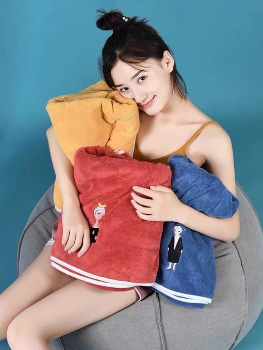 超柔软70×140珊瑚绒浴巾（多色可选） 商品图0
