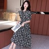 显瘦减龄，高品质花色大裙摆韩版时尚时髦连衣裙HR-CLYZ2269 商品缩略图3
