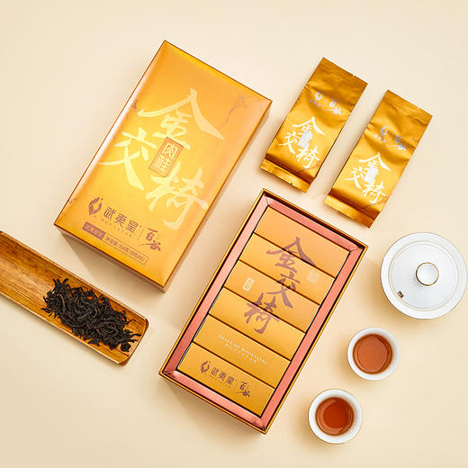 武夷星 山场盛筵百谷金装-金交椅肉桂正岩坑涧岩茶54g 商品图4