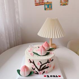 祝寿寿桃长辈祝寿蛋糕-低糖处理无添加