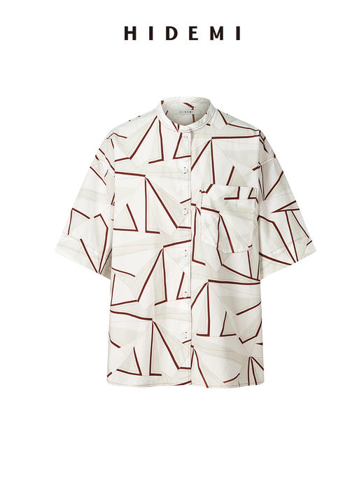 HIDEMI 家居系列都市几何印花睡衣套装 商品图11