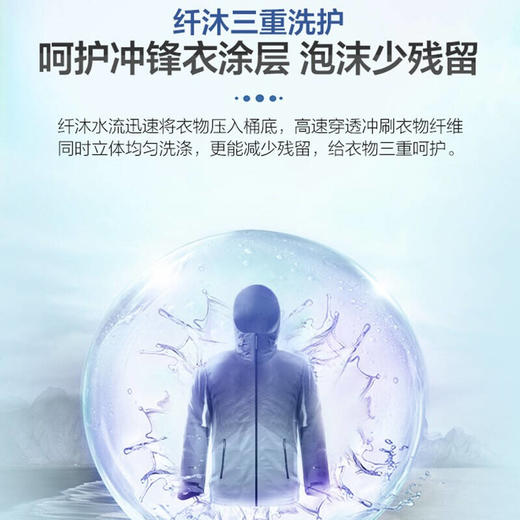 海尔10公斤变频波轮洗衣机XQS100-BZ158 商品图3