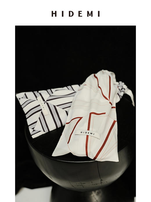 HIDEMI 家居系列都市几何印花小羊皮拼接平底鞋/附赠专属随行袋 商品图6