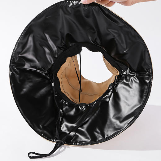 专业防晒黑胶大沿空顶帽百搭蝴蝶结遮阳帽太阳帽JC-9733 商品图2