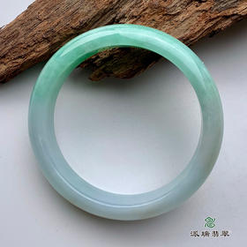派瑞翡翠 翡翠手镯 糯种 绿色