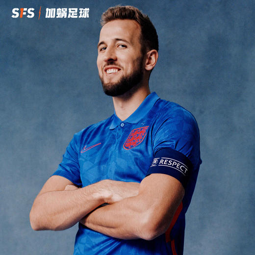 SFS耐克正版 2020欧洲杯英格兰客场球衣 球迷版足球服 CD0696-430 商品图2