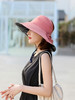 专业防晒黑胶大沿空顶帽百搭蝴蝶结遮阳帽太阳帽JC-9733 商品缩略图0
