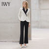 【新品预售】IWY/高级黑白拼接职业套装女西装职业装气质艺考播音正装阔腿裤西服OL 商品缩略图1