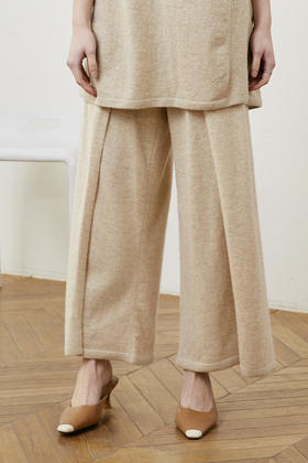  羊绒针织休闲女裤 SJF92K103N