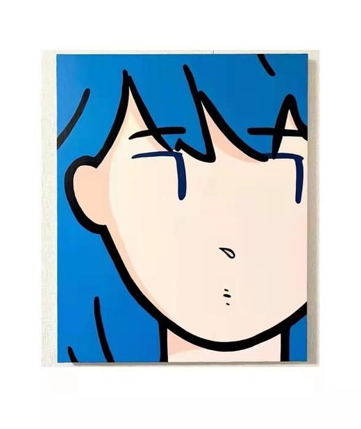 佐藤惠一《蓝发女孩》 商品图0