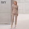 IWY/卡其色气质女神范套装女职业西装套装高端职场正装经理工作服 商品缩略图4