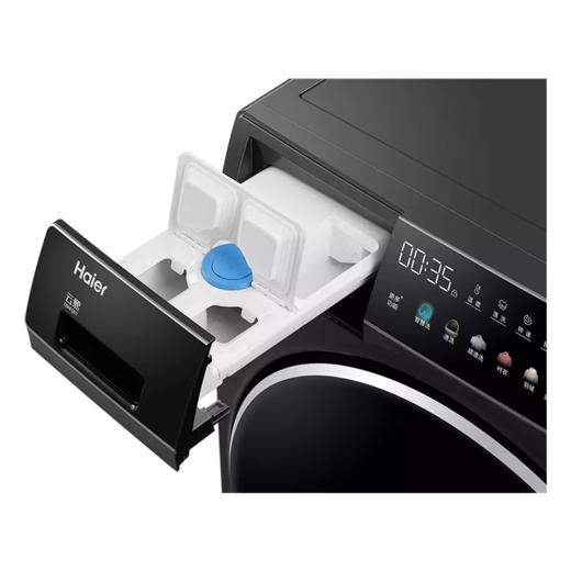 海尔洗衣机10公斤大容量全自动直驱变频滚筒洗衣机紫外线除菌超薄G100178B14LS 商品图4