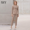 IWY/卡其色气质女神范套装女职业西装套装高端职场正装经理工作服 商品缩略图0