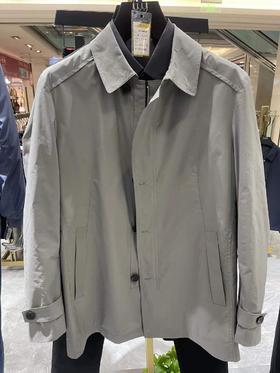 南4ELLEHOMME男士时尚休闲风衣