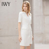 IWY/夏季短袖白色西装连衣裙女小众高级美容院工作服正装职业套装裙OL 商品缩略图3