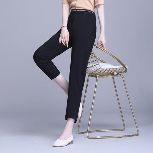 MFE8853夏季职业直筒显瘦小脚八分烟管西裤 商品图0