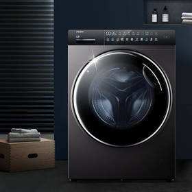 海尔洗衣机10公斤大容量全自动直驱变频滚筒洗衣机紫外线除菌超薄G100178B14LS