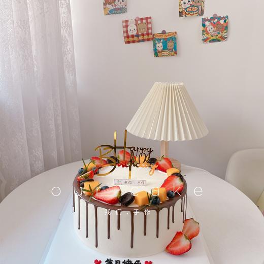 巧克力水果蛋糕(按当季水果装饰)-低糖处理无添加 商品图2