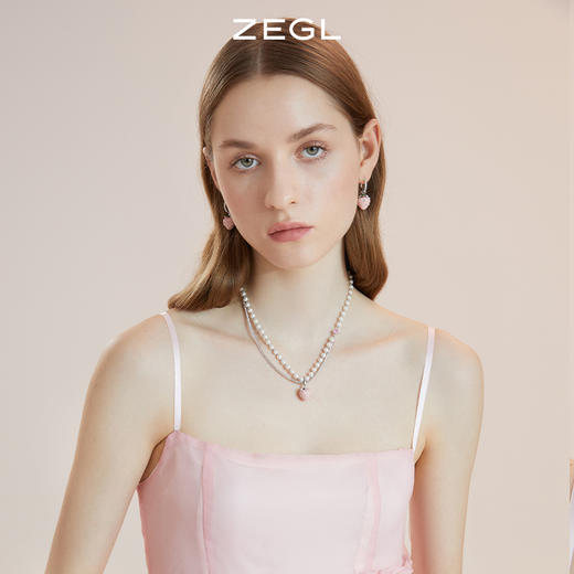 ZEGL设计师草莓季系列人造珍珠项链女2022年新款潮轻奢小众锁骨链 商品图1