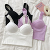 韩版文胸背心抹胸内搭防走光纯棉美背无钢圈打底内衣裹胸可外穿国庆清明出游 商品缩略图5