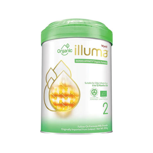 港版惠氏启赋有机2段婴幼儿配方牛奶粉 850g 商品图0