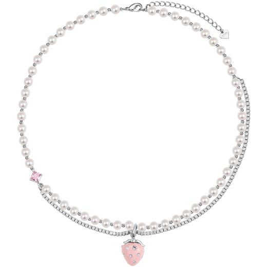 ZEGL设计师草莓季系列人造珍珠项链女2022年新款潮轻奢小众锁骨链 商品图7