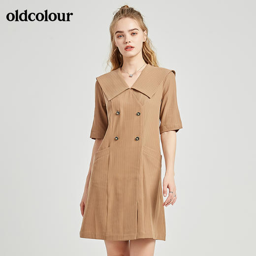 oldcolour秋季商场同款短袖连衣裙N21101149 商品图3