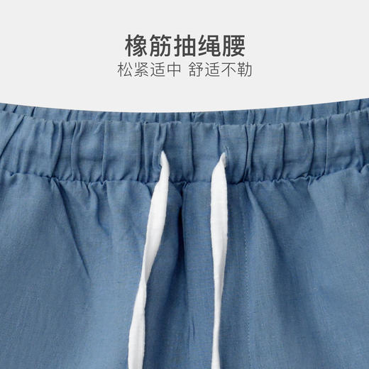 【清仓特惠】爱帝国风水墨亚麻可外穿男士短袖套装 商品图6