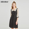 oldcolour秋季商场同款气质休闲中袖连衣裙N21102171 商品缩略图1