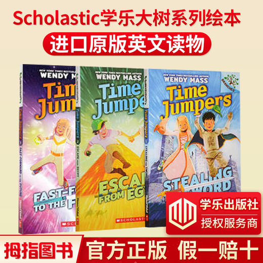 进口原版 学乐大树系列 时间旅行者3册 Time Jumpers 故事桥梁书 商品图0