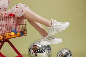 西村名物2021年春夏新款潮流复古运动风老爹鞋X21AM16011