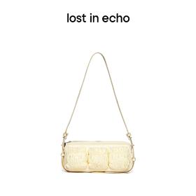 [断码]lost in echo 原创设计师抽褶斜挎手机包法棍腋下包