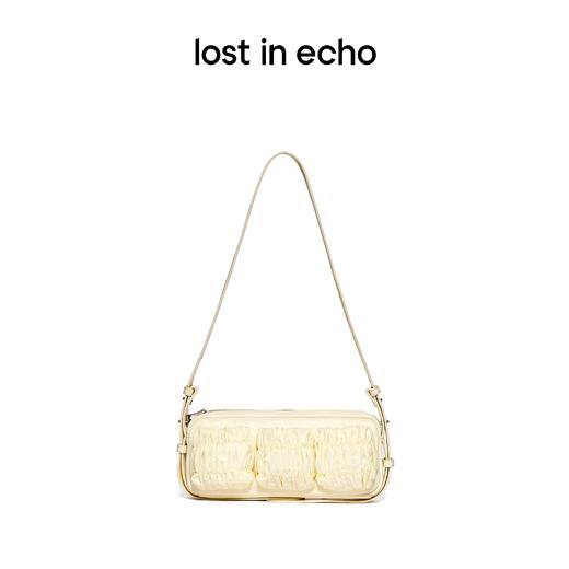 [断码]lost in echo 原创设计师抽褶斜挎手机包法棍腋下包 商品图0